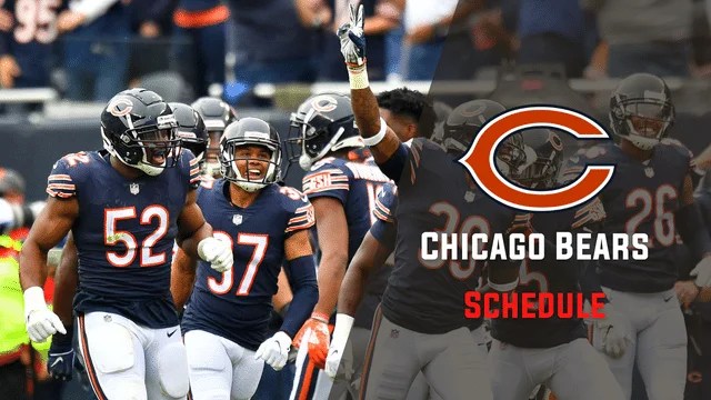 Chicago Bears Schedule 2025 2026 Dates Times TV Channels Chicago Bears Schedule 