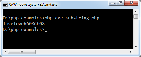 Substring in php Example – NgDeveloper