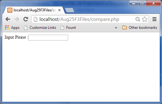getting textbox value in php samepage