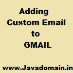 Adding custom email to gmail