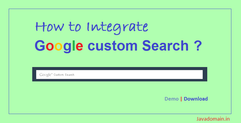 How to integrate google custom search to your website?