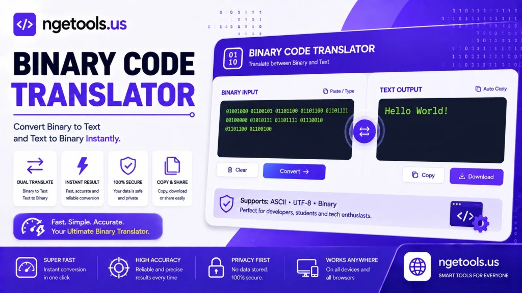 Current image: Binary Code Translator