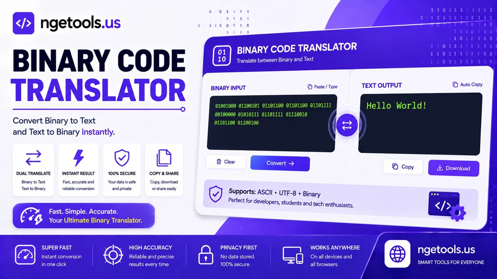 Binary Code Translator