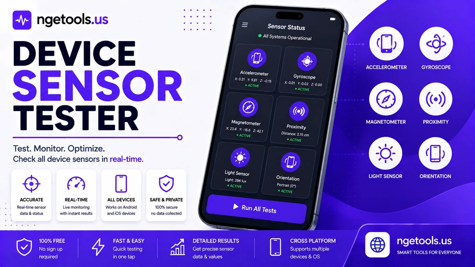 Device Sensor Tester