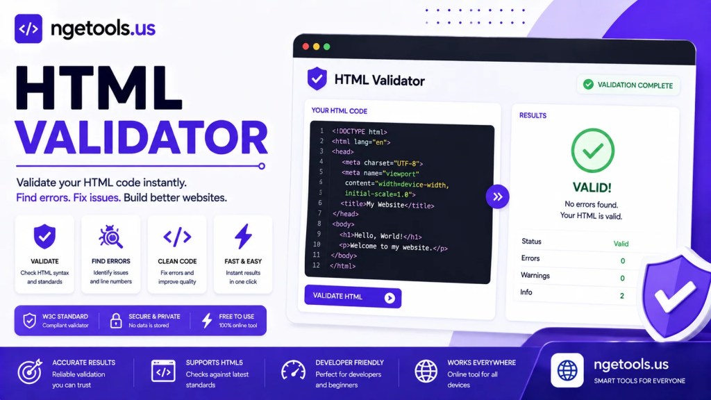 Current image: HTML Validator