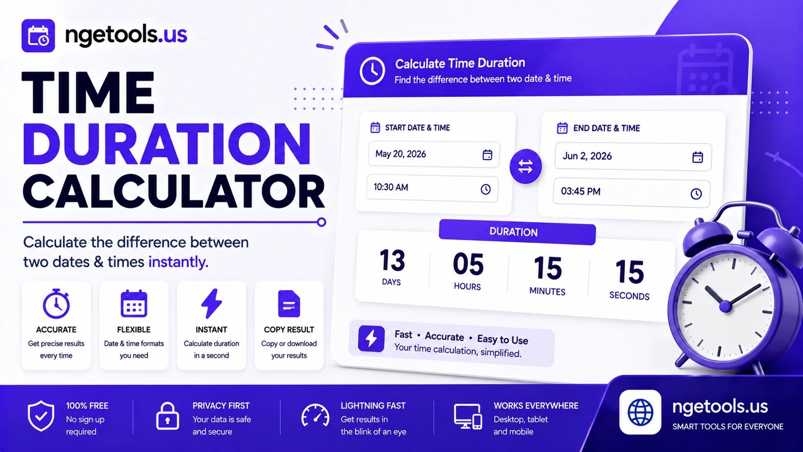 Time Duration Calculator