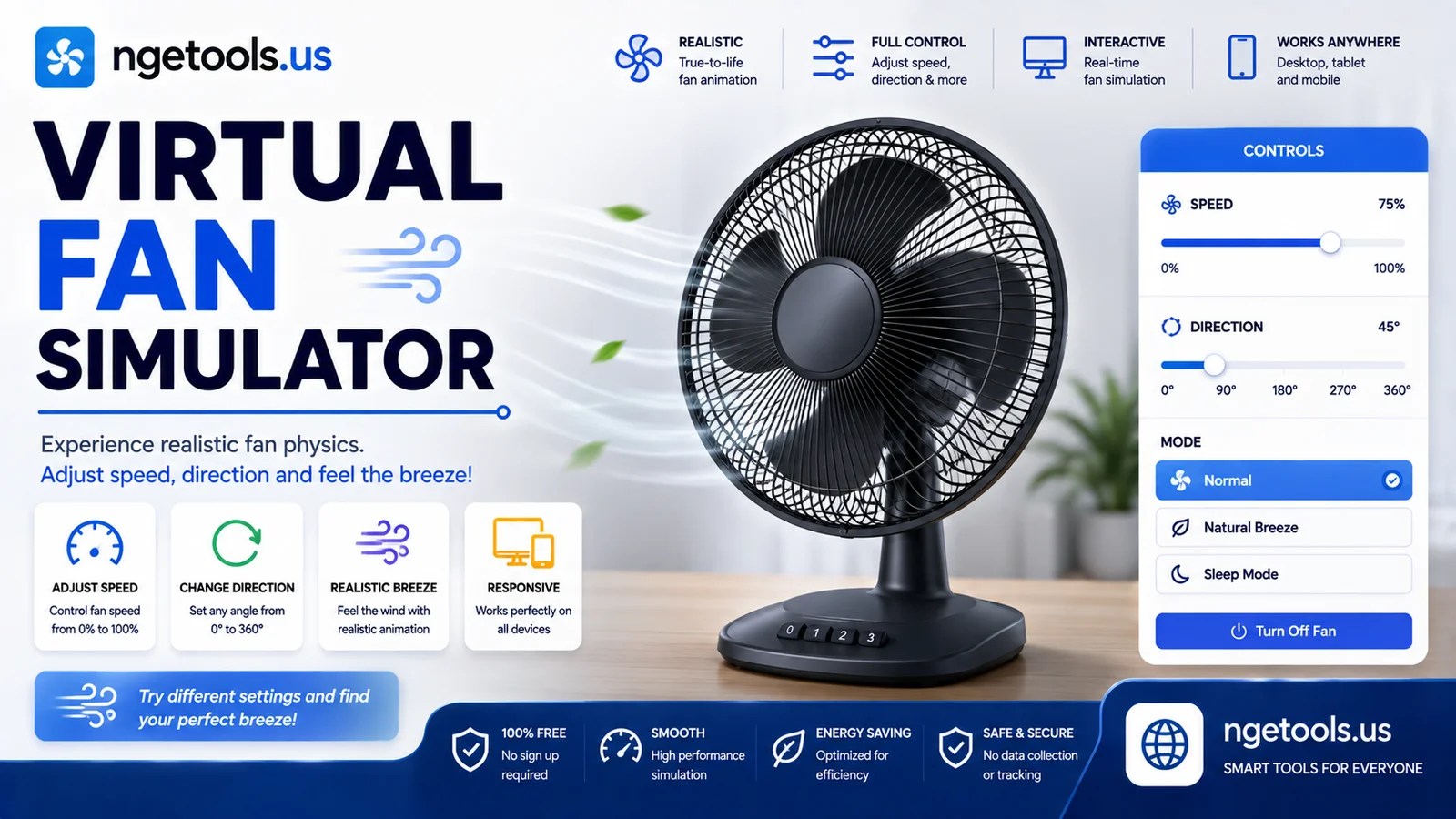 Virtual Fan Simulator