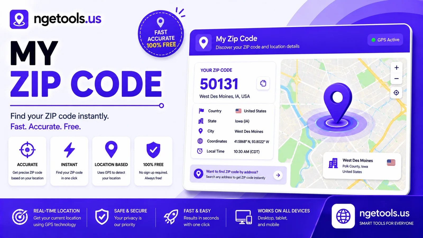 My Zip Code – Find Current Postal Code Online