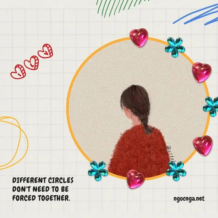 Different circles don't need to be forced together