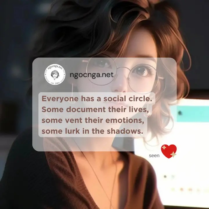 Everyone has a social circle