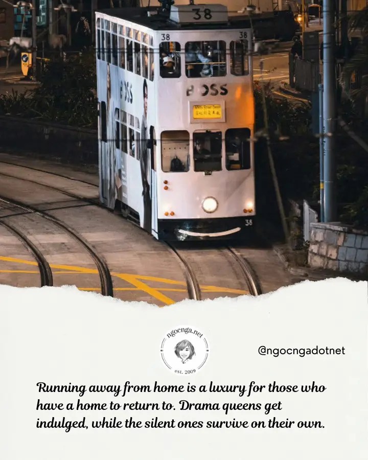 Running away from home is a luxury for those who have a home to return to