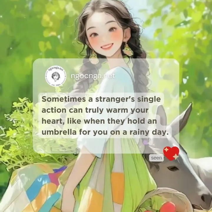 Sometimes a stranger's single action can truly warm your heart