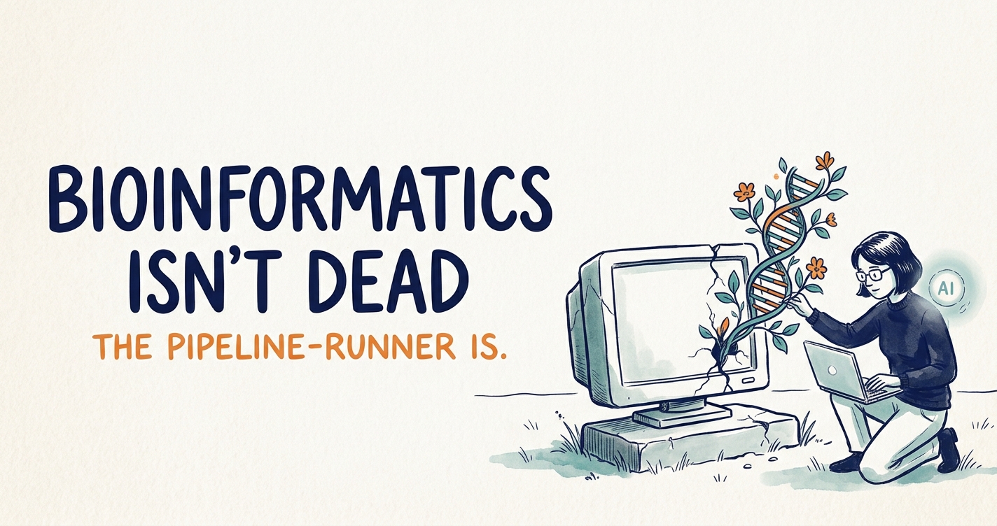 Bioinformatics Isn’t Dead. The Pipeline-Runner Is.