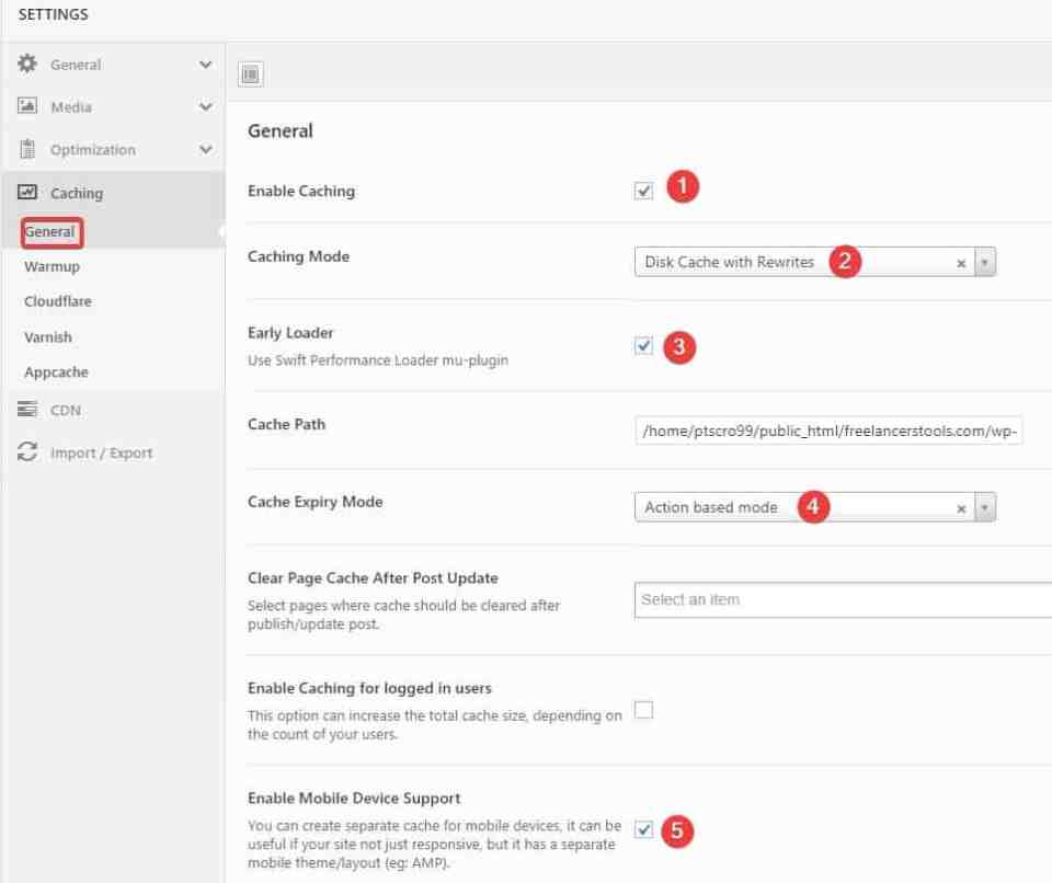Review Swift Performance plugin – Không đơn giản chỉ là cache plugin 27