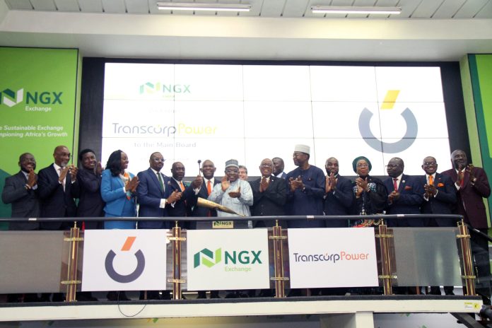 Transcorp Power Lists on NGX at N1.8trn market capitalization. - Nigerian Exchange Group