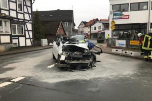Rosenthal: 68-Jährige prallt mit Pkw in Schaufenster von Sanitärgeschäft