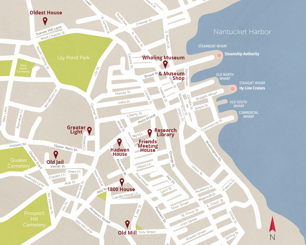 Tourist Map Of Nantucket Island Photos Com Nha Properties Pins.