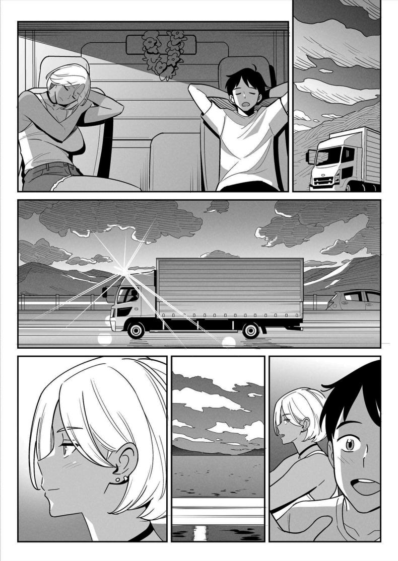 สาวรถบรรทุกกับเด็กหนุ่มหนีออกจากบ้าน [Alps1mando]Truckgirl to Iedeboy Otona he no tabi ภาพ 39