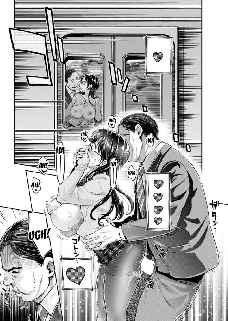 เมืองใหญ่ช่างแออัด [Umemaru] Jimi Megane de Kakure Kyonyuu JD no Aru Manin Densha de no Dekigoto The Plain Glasses University Girl with Hidden Big Tits and her Encounter in a Certain Packed Train ภาพ 15
