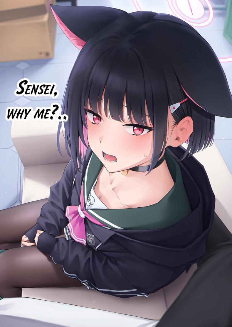 ทำไมต้องเป็นฉันด้วยล่ะคะ (C103) [Titano-makhia (Mikaduchi)] Sensei, Doushite Watashi nano Sensei, why me (Blue Archive)