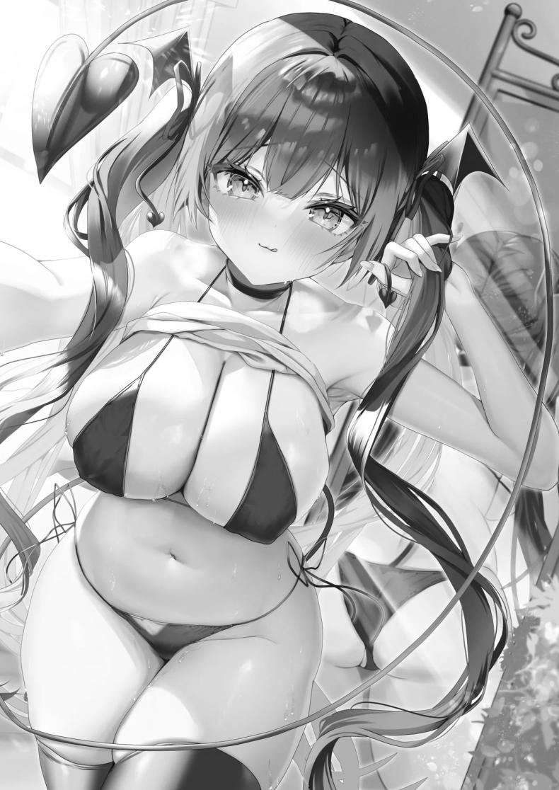 เรื่องราวของปีศาจน้อย [Yamo7 (Ayuma Sayu)] Koakuma-chan no Kougeki!เรื่องราวของปีศาจน้อย 09 ภาพ 1