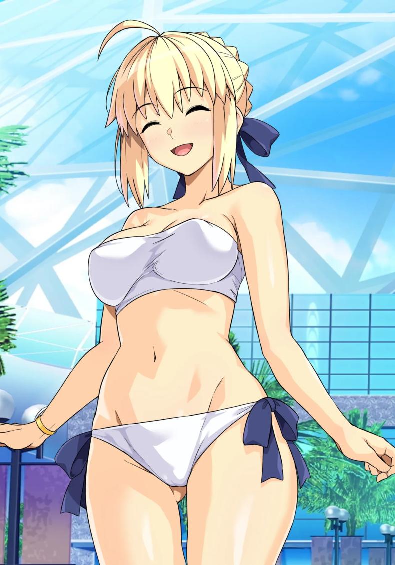 คุณเซเบอร์ในสระว่ายน้ำ[Royal Bitch (haruhisky)] Saber-san Yarimoku Nanpamachi Pool Hen (Fate stay night) ภาพ 65