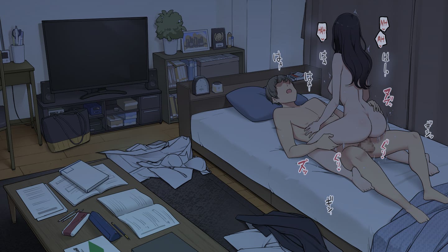 ใช้เวลาทั้งวันไปกับรุ่นพี่ [Wakamatsu] Senpai no Ie de Shiken Benkyou Oshiete moratte node Yuugata ni Kaeru Yotei datta Joshidaisei no Ichinichi | A University Girl Spending a Day Studying at Her Senior’s House After Deciding She’d Go Home in the Evening ภาพ 27