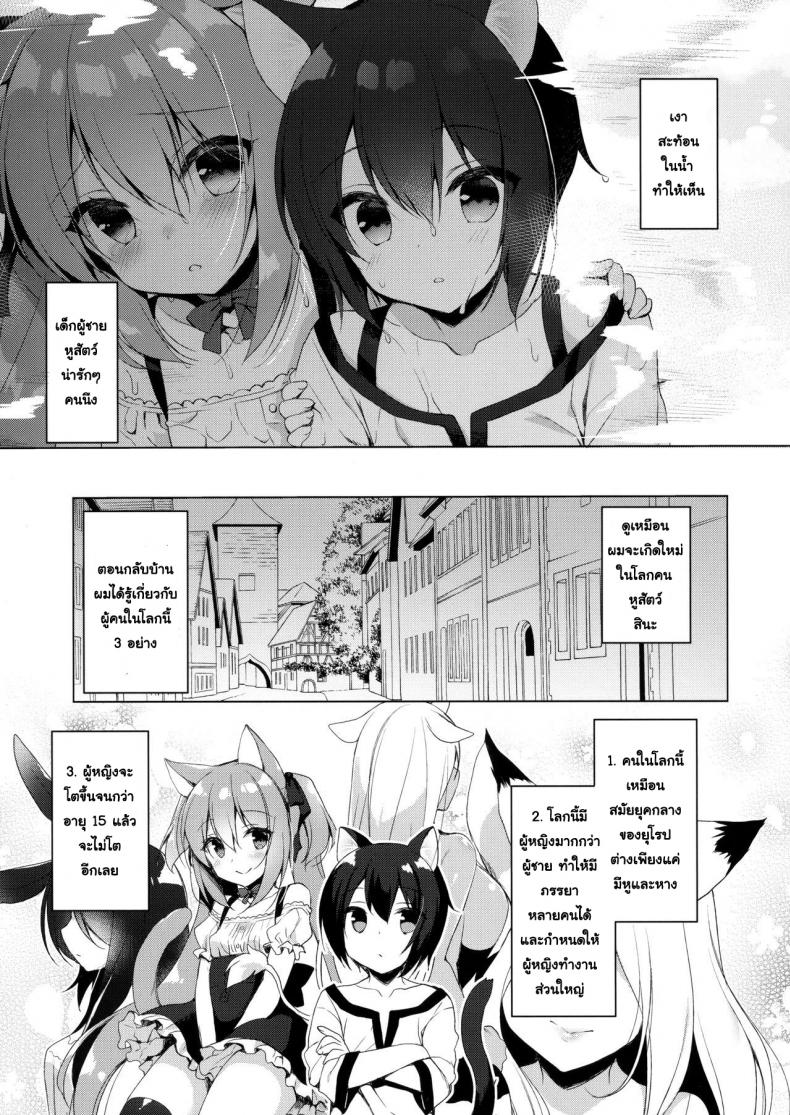 เกิดใหม่ทั้งทีอยู่ในโลกคนหูสัตว์ซะแล้ว (C93) [23.4do (Ichiri)] Boku no Risou no Isekai Seikatsu - My Ideal Life In A Different World ภาพ 5