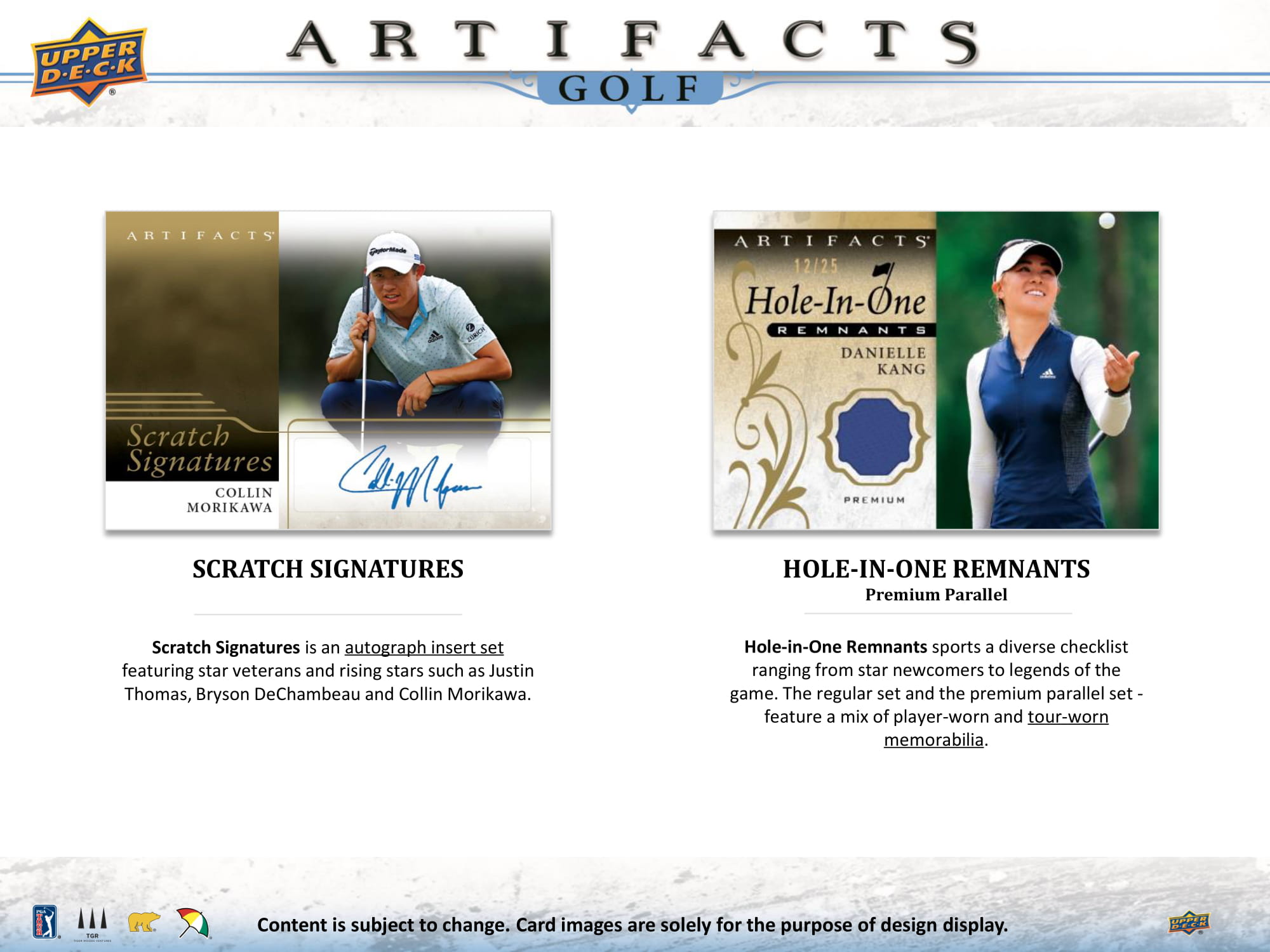 2021 Upper Deck Artifacts Golf Hobby Box - Niagara Sports Cards
