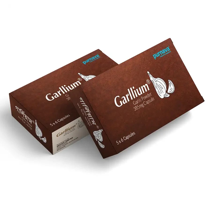 Garllium is primarily used to manage cholesterol, triglycerides, and blood pressure, while reducing cardiovascular risks.