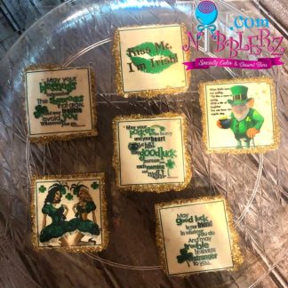 KISS ME Irish Celebration Rice Krispie Treats