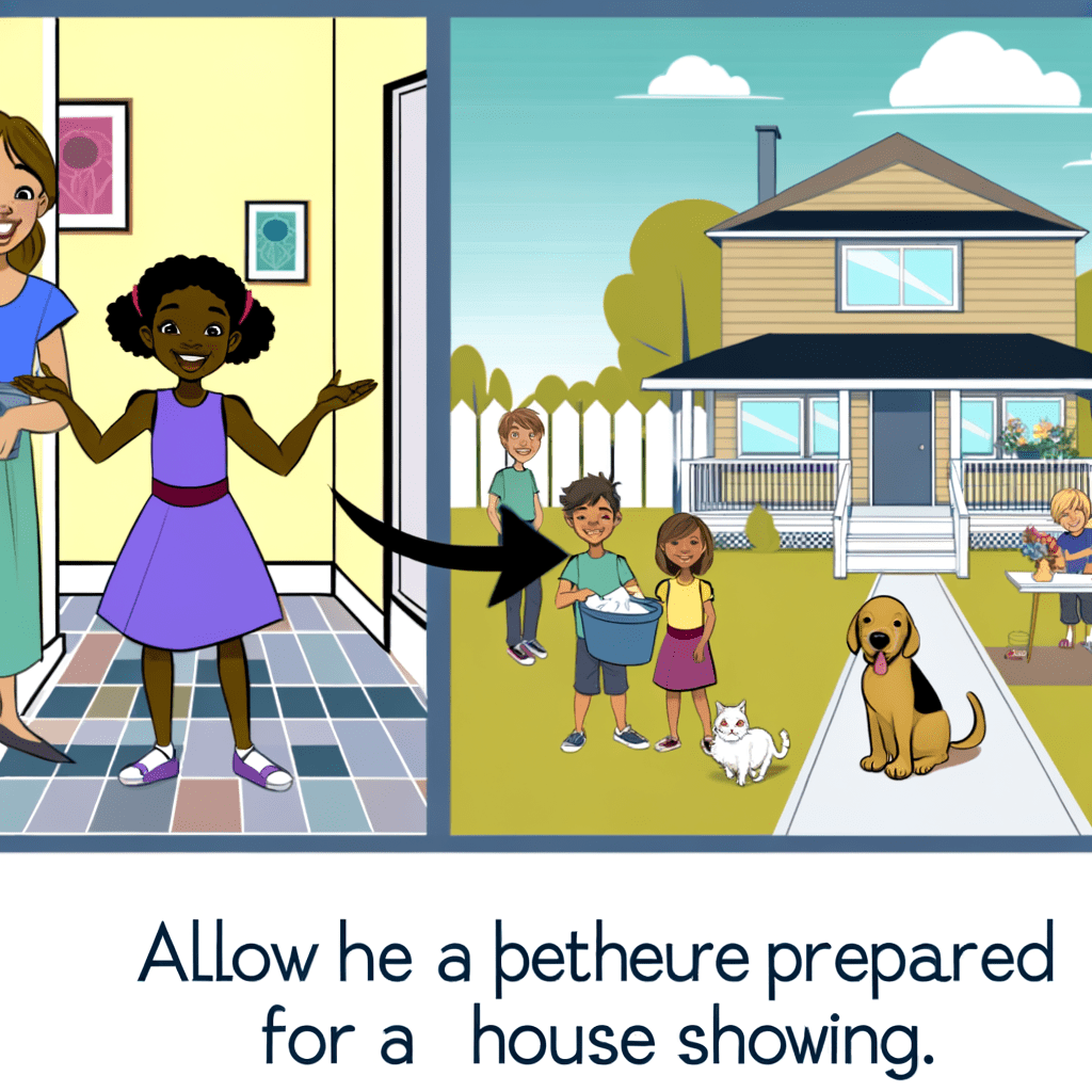 Stress free tips for preparing kids and pets for St. Albert home showings