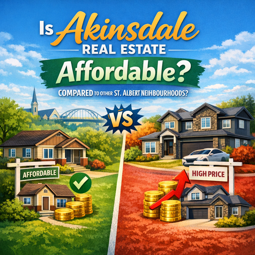 Is Akinsdale Real Estate Affordable Compared to Other St. Albert Neighbourhoods?
