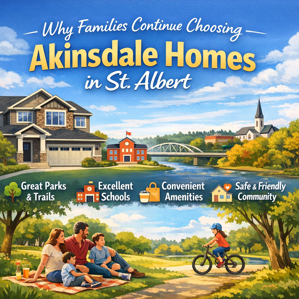 Why Families Continue Choosing Akinsdale Homes in St. Albert