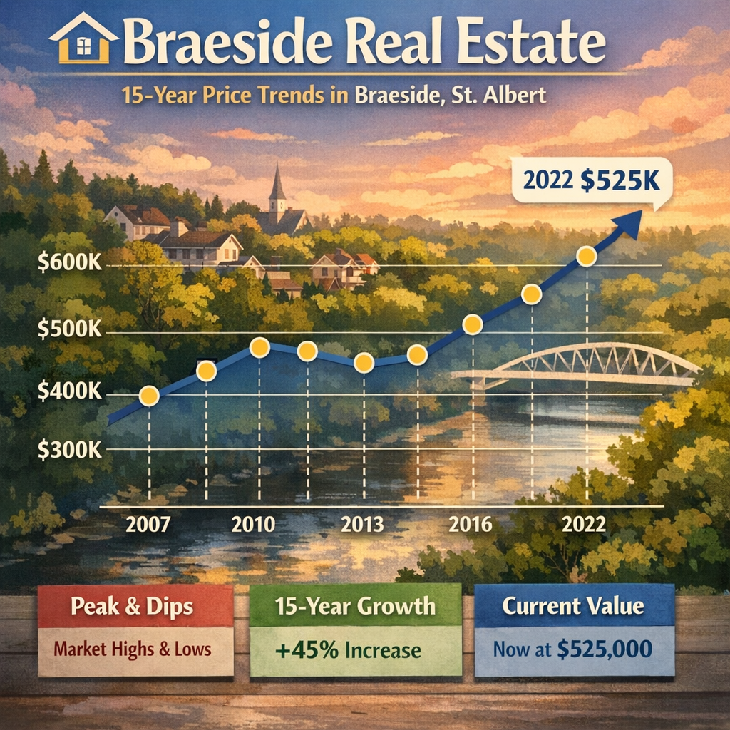 Braeside Real Estate: 15-Year Price Trends in Braeside, St. Albert