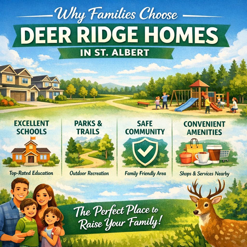 Why Families Choose Deer Ridge Homes in St. Albert
