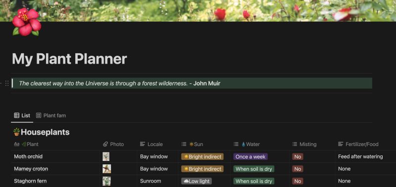 Ultimate Garden Tracker A Notion Template - Download Artistic Abstract Art | Full HD