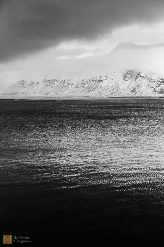 Looking across the bay from ReykjavÃ­k