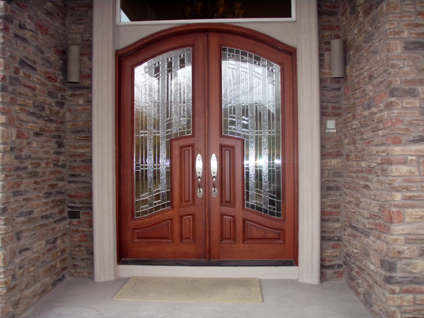 Arched Top Radius Wood Doors For Sale In Indianapolis Nicksbuilding Com