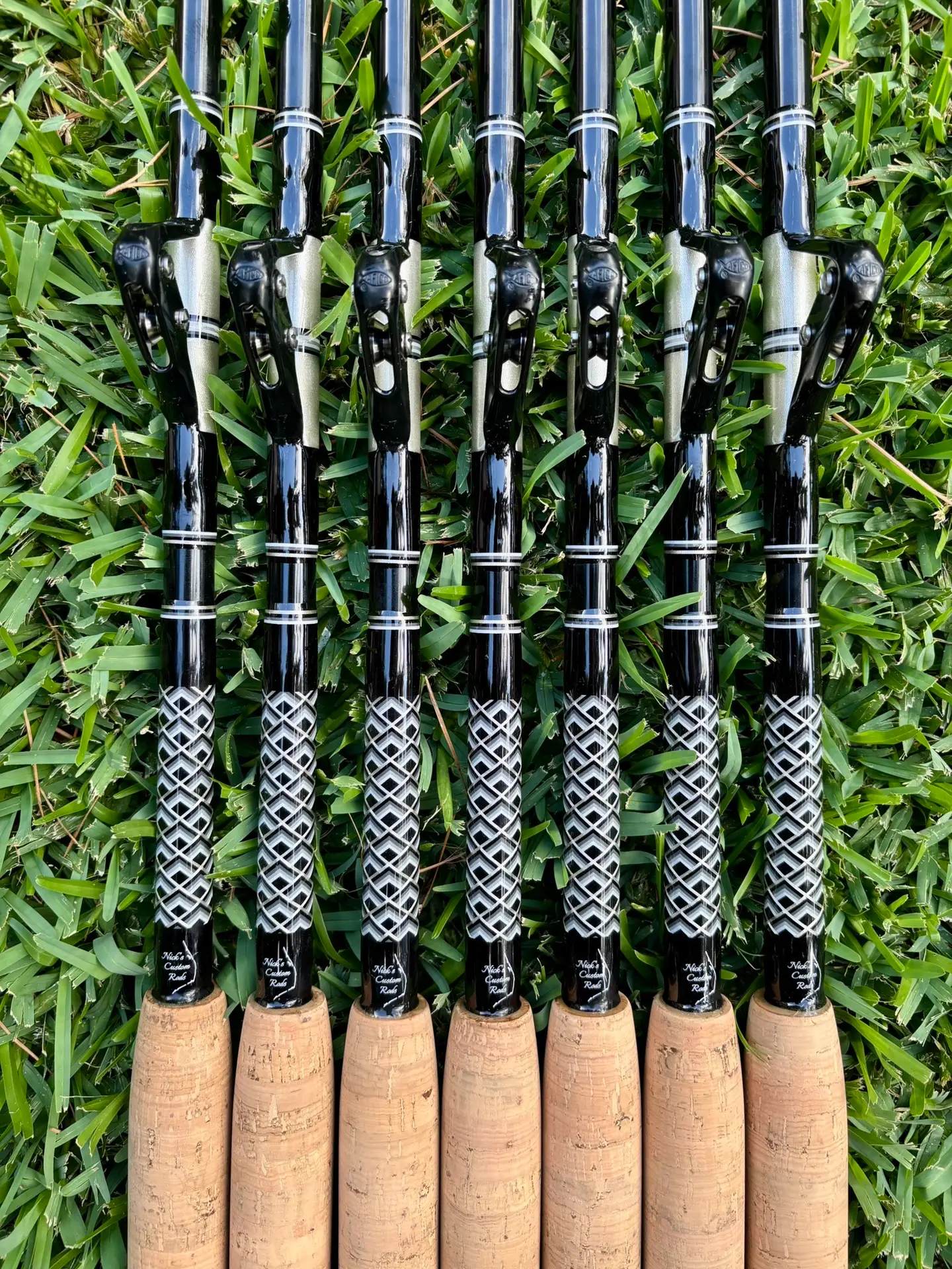 ATX (American Tackle Company) AXRT50 Set of 7 Trolling Rods with
