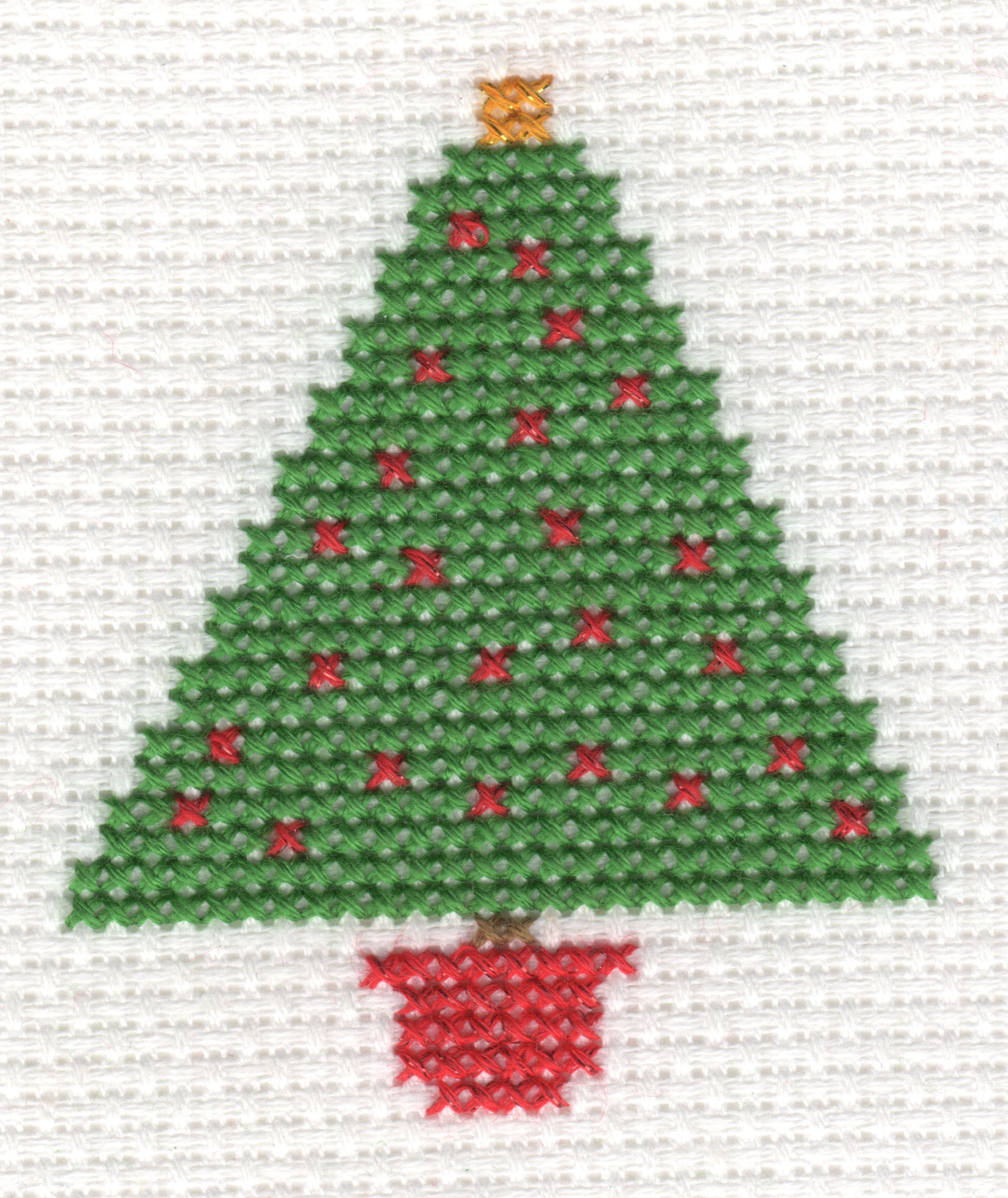 Tree Topper - Cross Stitch Ornament Kit