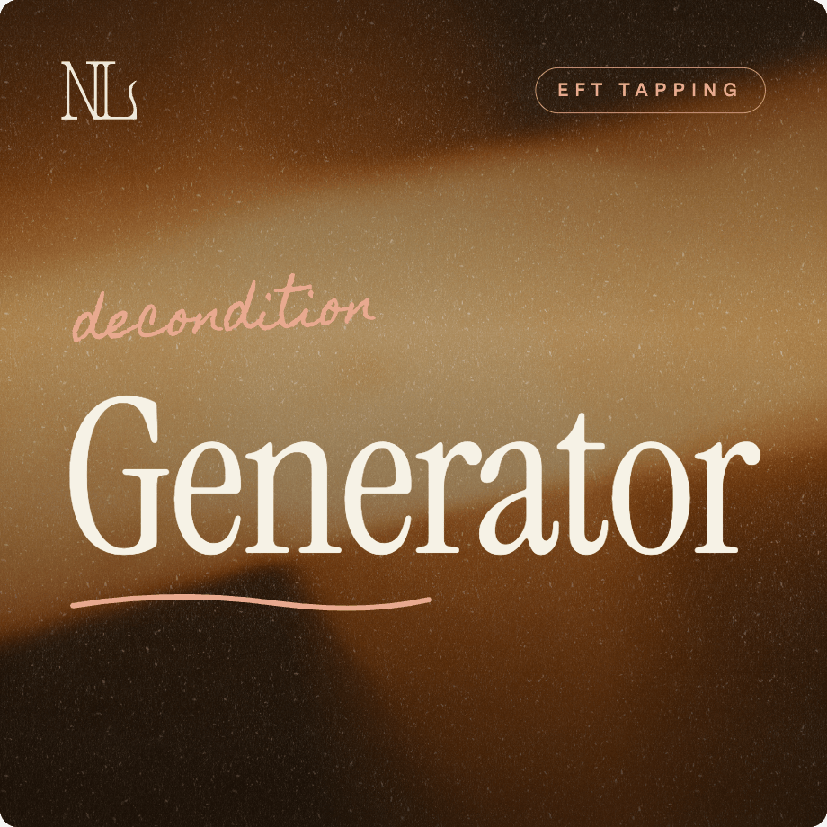 Deconditioning By Human Design Type: Generator EFT Tapping Video