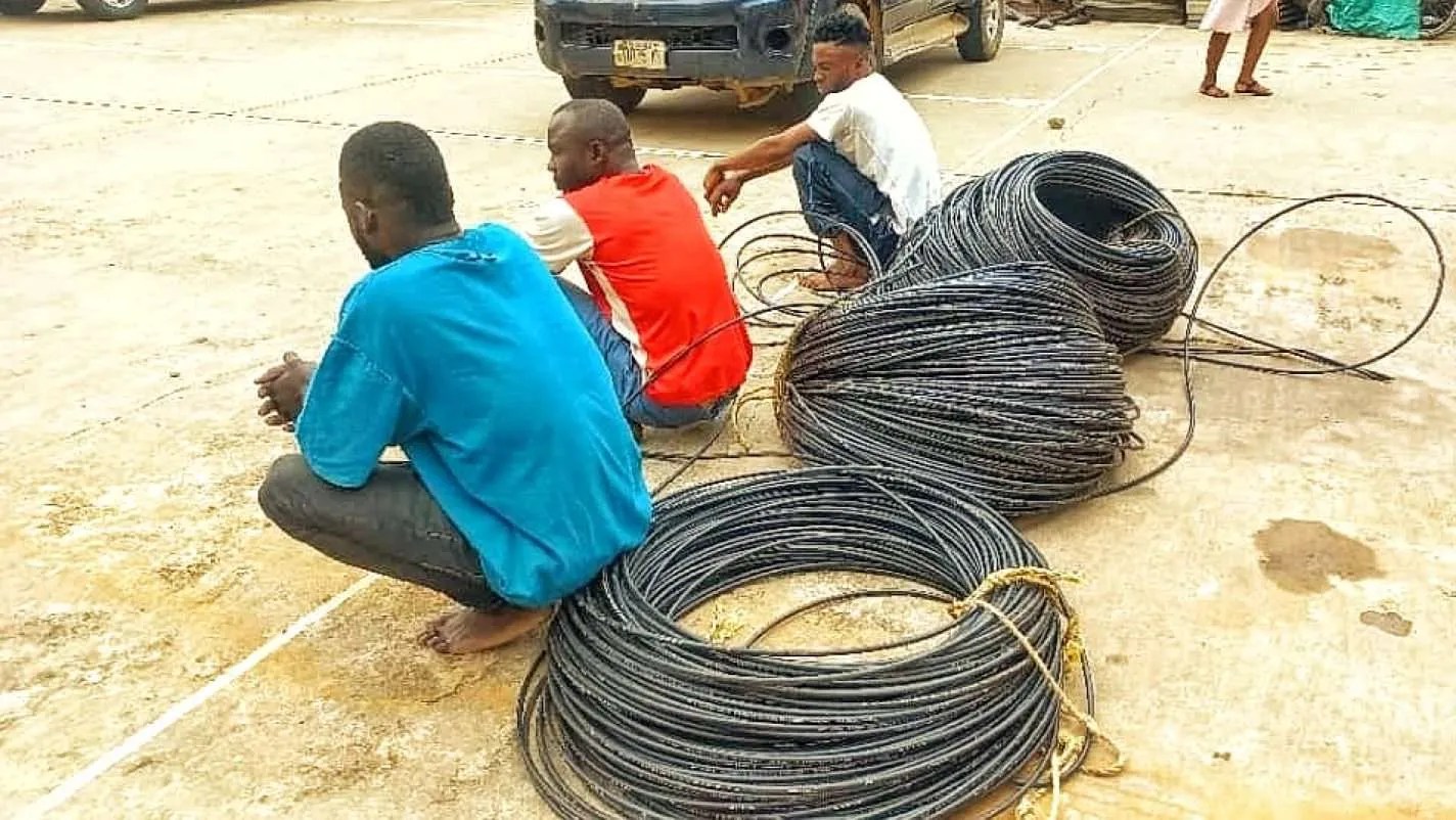 NSCDC Arrests 3 Cable Thieves in Bauchi 
