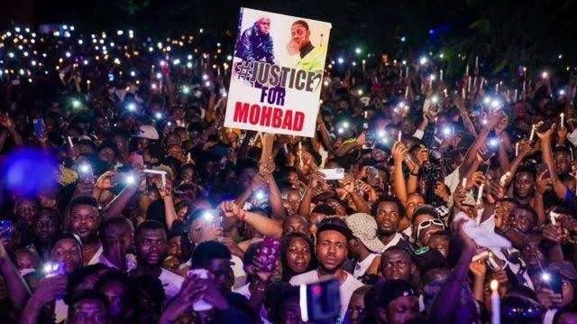Celebrities, Fans Hold Candlelight Procession In Honour Of Mohbad