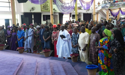 Worshippers gathered during RCCG May 2026 Thanksgiving Service