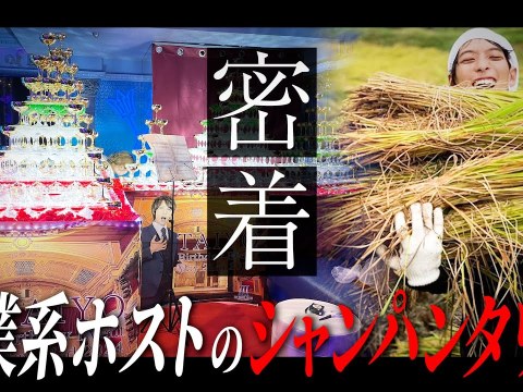 歌舞伎町で1000万円売り上げた前代未聞の農家「太陽」のシャンパンタワー大公開【TOP DANDY THREE太陽に密着vol.3】