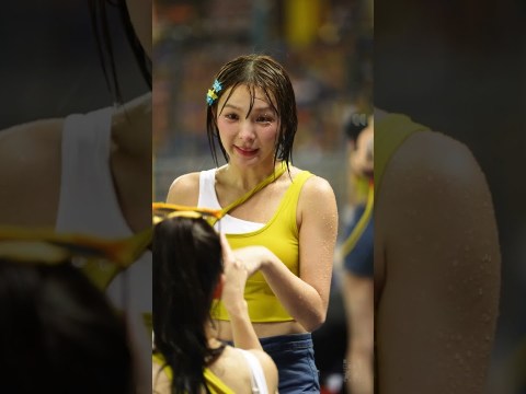 めっちゃ水をはじく林可😍 #passionsisters #中信兄弟啦啦隊 #cheerleader #치어리더 2024/7/10【台湾チアTV】