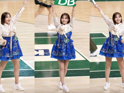 韓国で一人頑張る野澤彩華 (노자와아야카) 원주DB 原州総合体育館 2025/1/29【台湾チアTV】