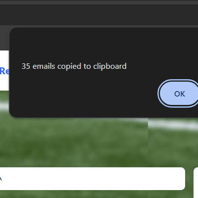 Simplified Email Extraction with JavaScript Bookmark