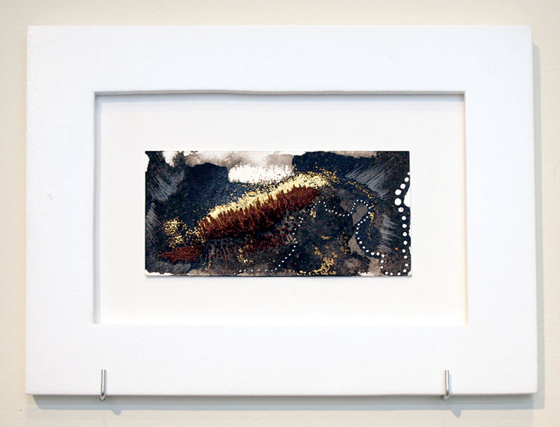 Small Series III, mixed media on paper, 5.25 x 7.25 inches